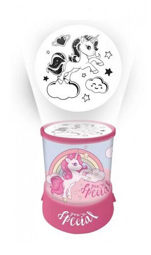 Lampa ar projektoru.